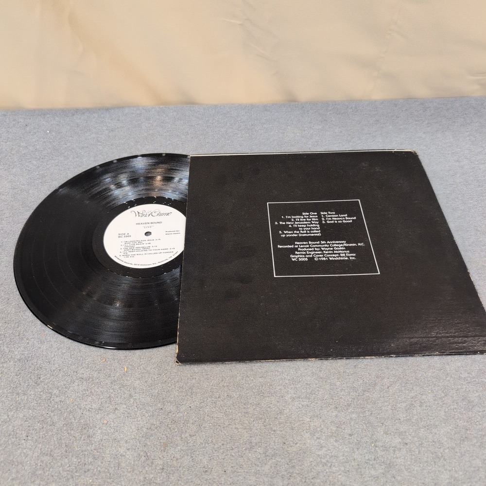 Heaven Bound Live 5th Anniversary Signed Vinyl LP Southern Gospel Windchime 1981 - Picture 4 of 4